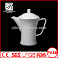 Tetera de té de fábrica de porcelana de P &amp; T, ollas de café real, ollas de café de cerámica